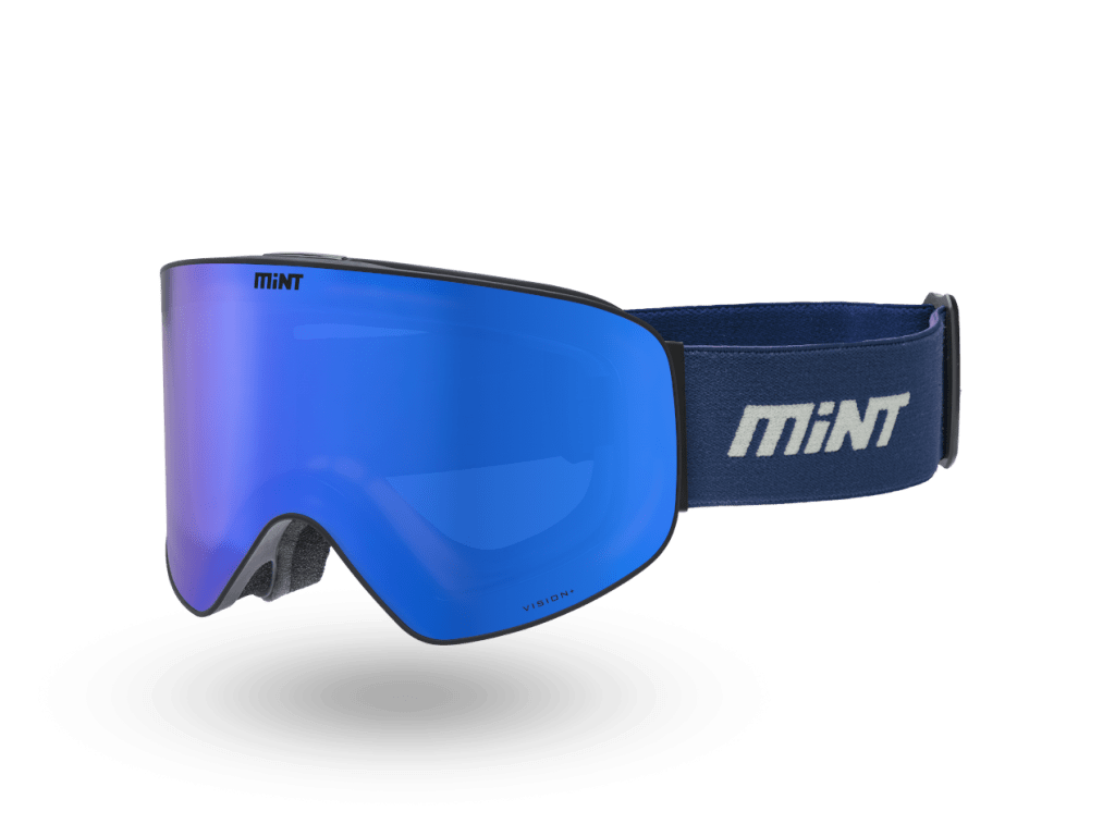 Mint-Sports Smoke Blue Ski Glasses